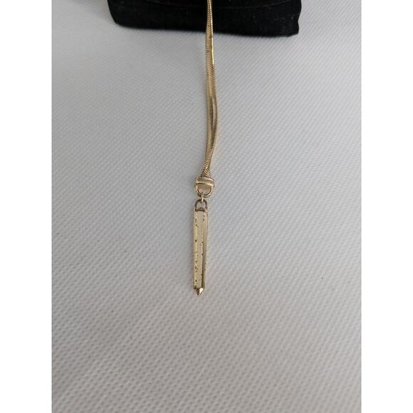 Kendra Scott Starla Y Necklace Gold With Druzy 24.5" Adjustable Lobster Clasp - Picture 5 of 10